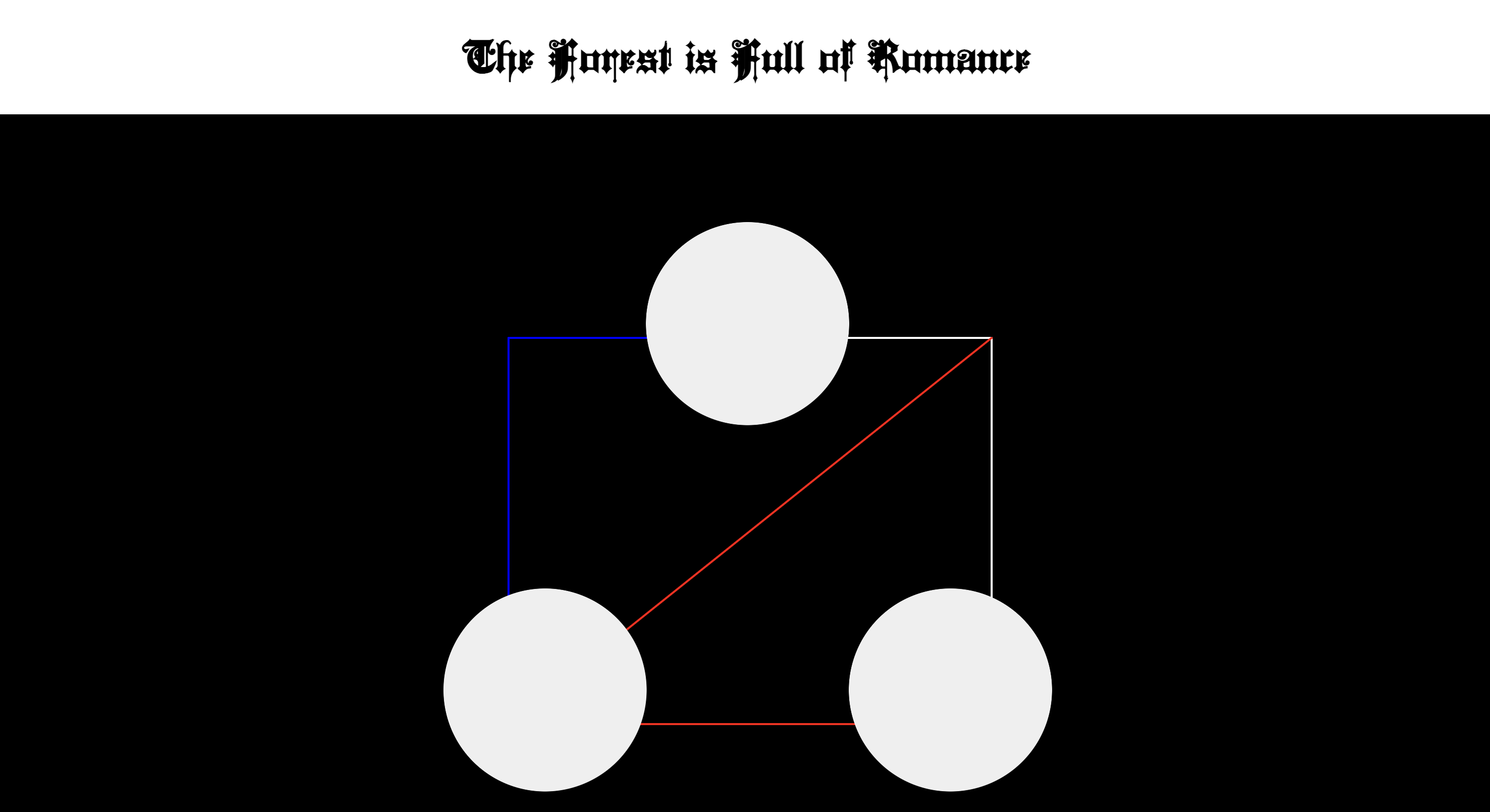 The Forest is Full of Romance: Folklore Interface visual