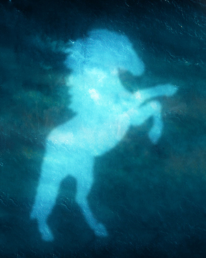 I projected onto the ocean visual
