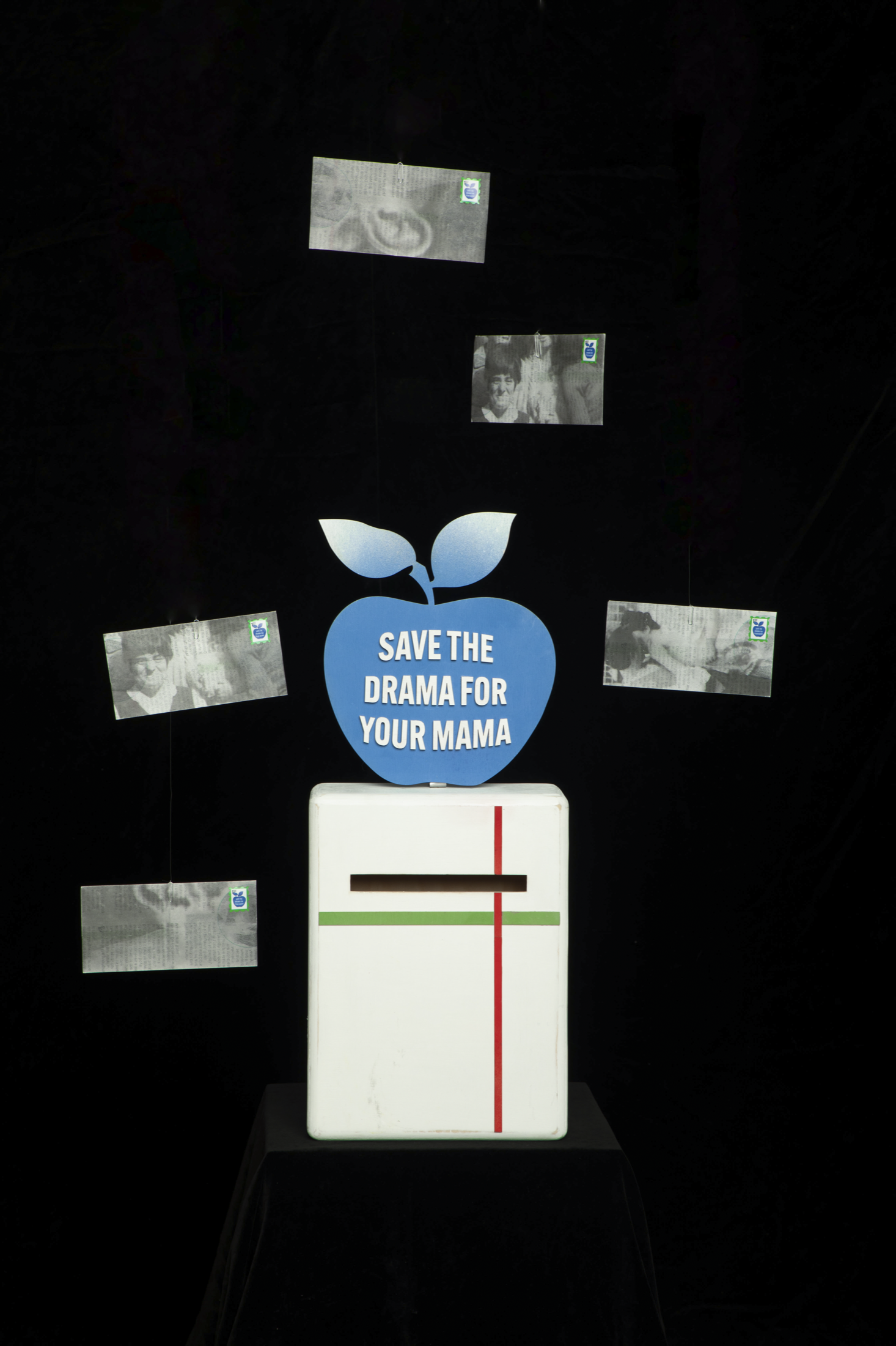 Save the Drama for Your Mama: Installation post box