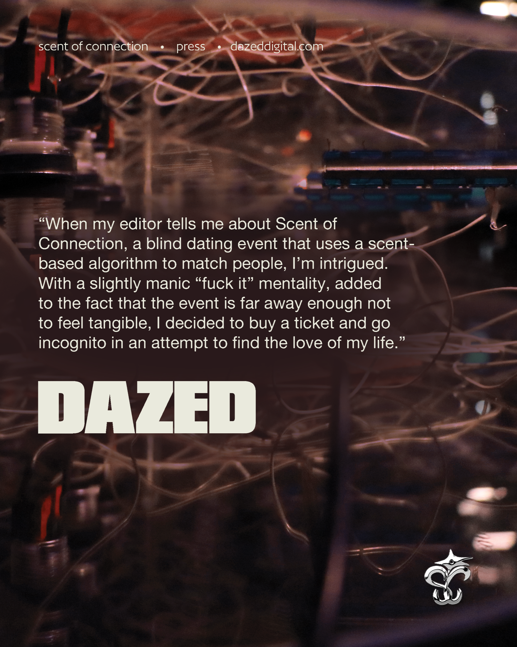 Scent of Connection social media: Dazed post